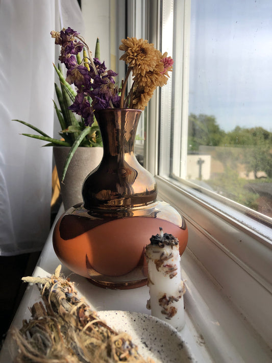 Metallic Vase