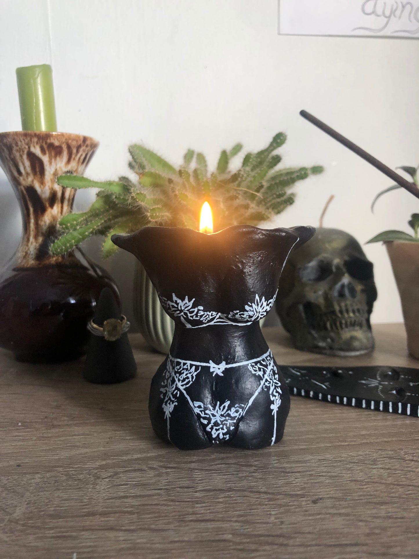 Lingerie Body Candle Holder