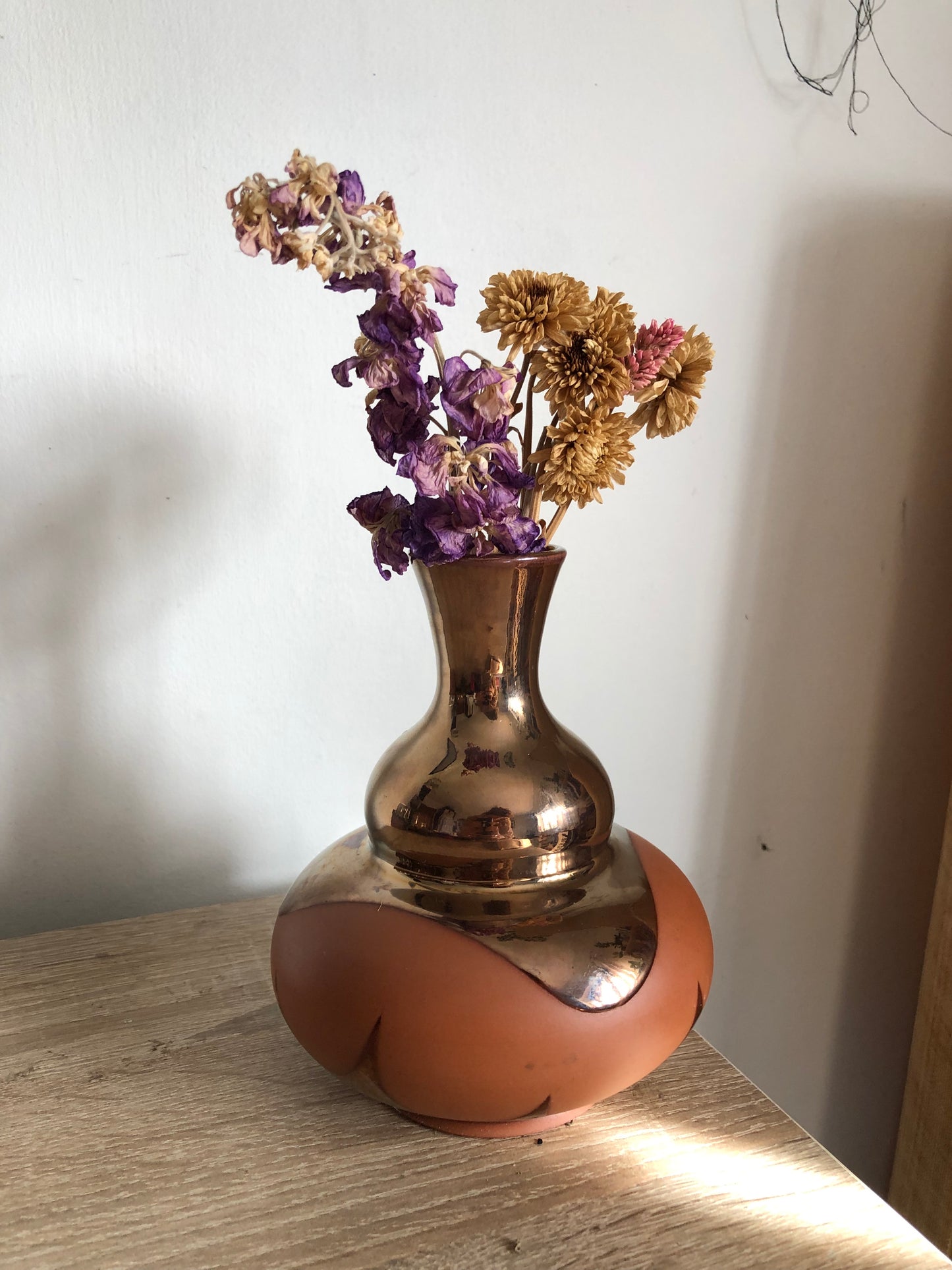 Metallic Vase