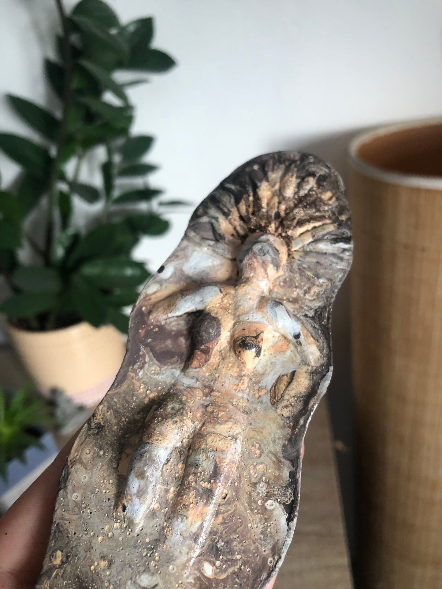 Marble Woman Incense Holder