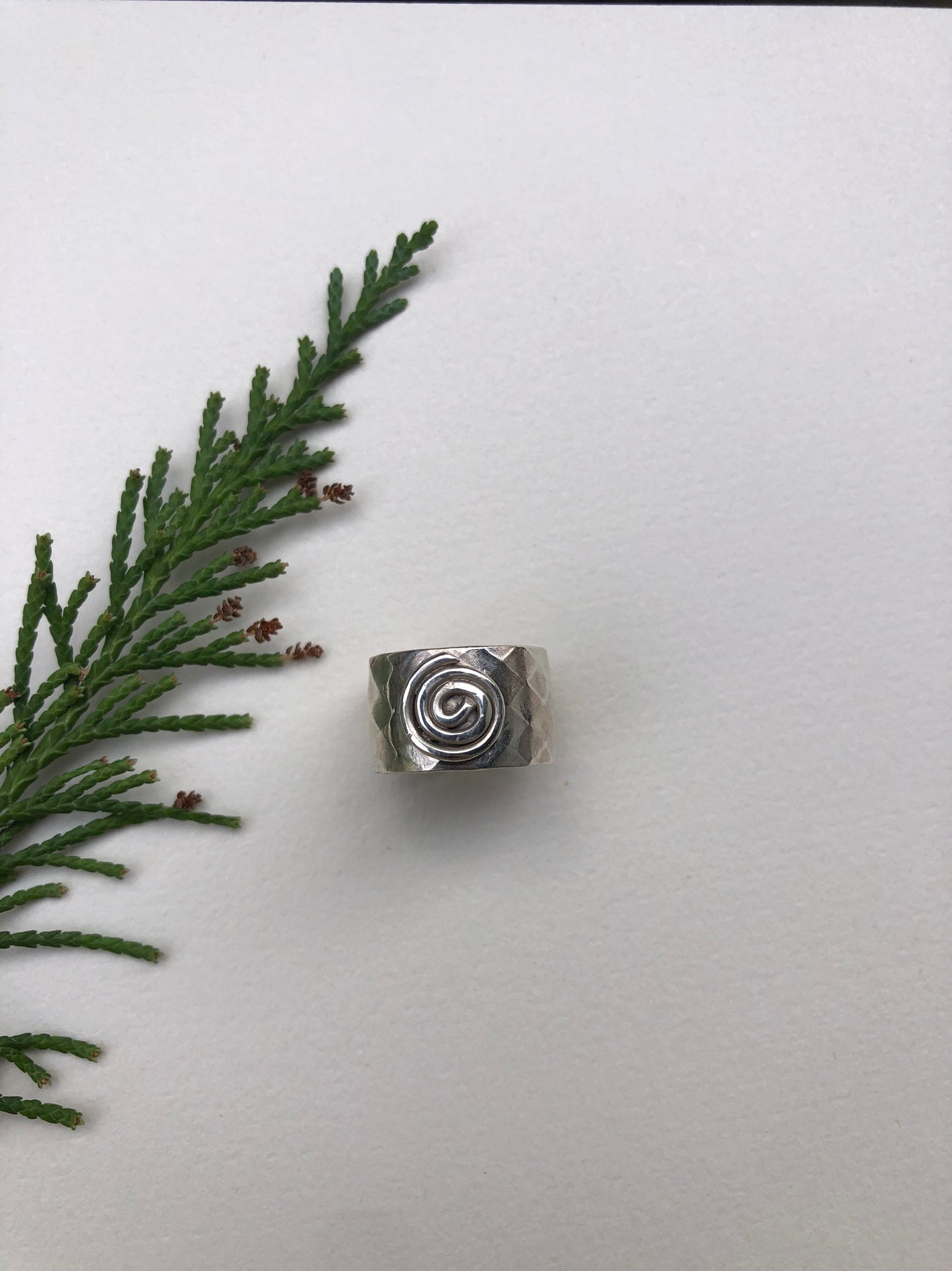 Chunky Spiral Pinky Ring