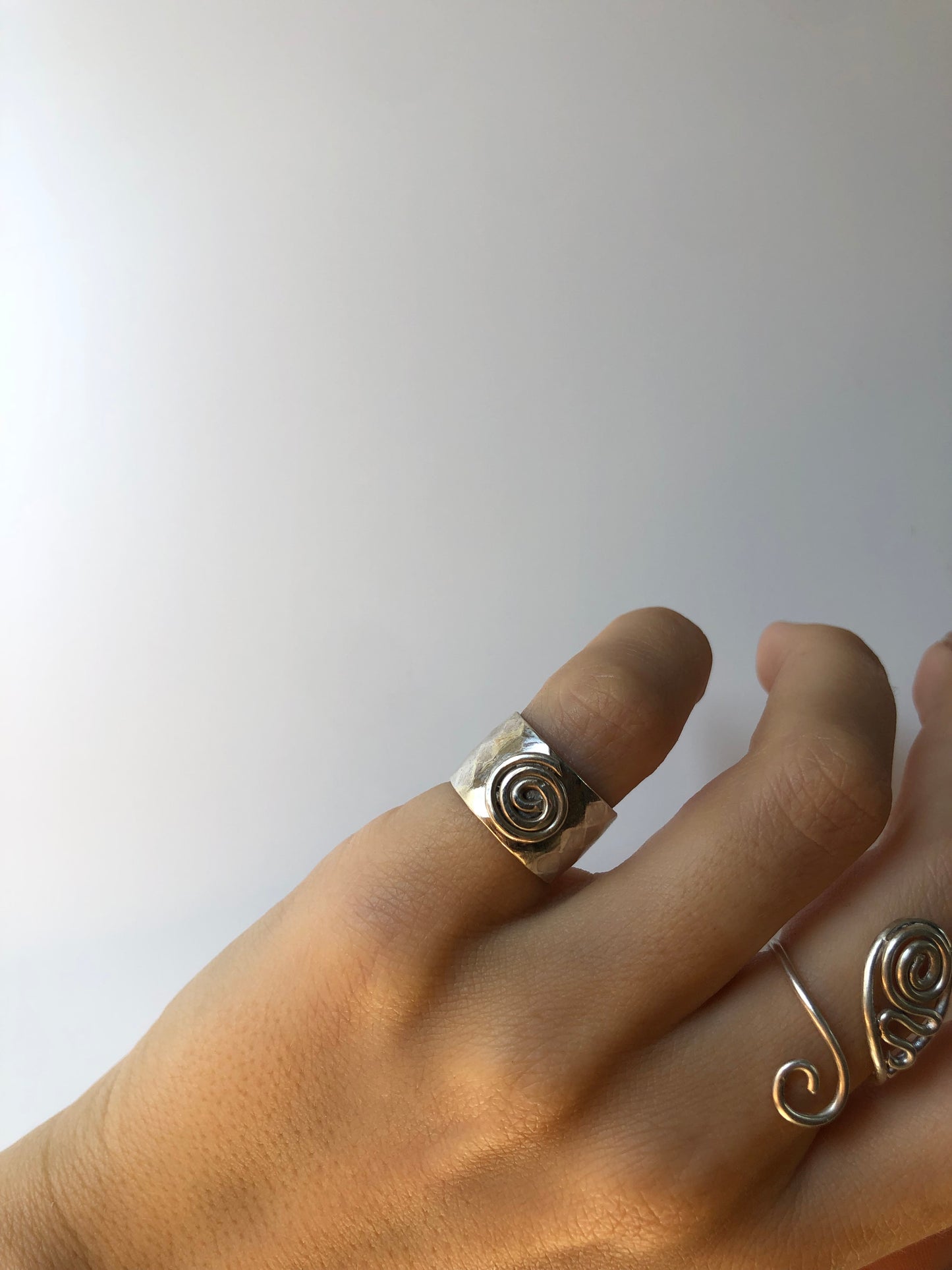 Chunky Spiral Pinky Ring