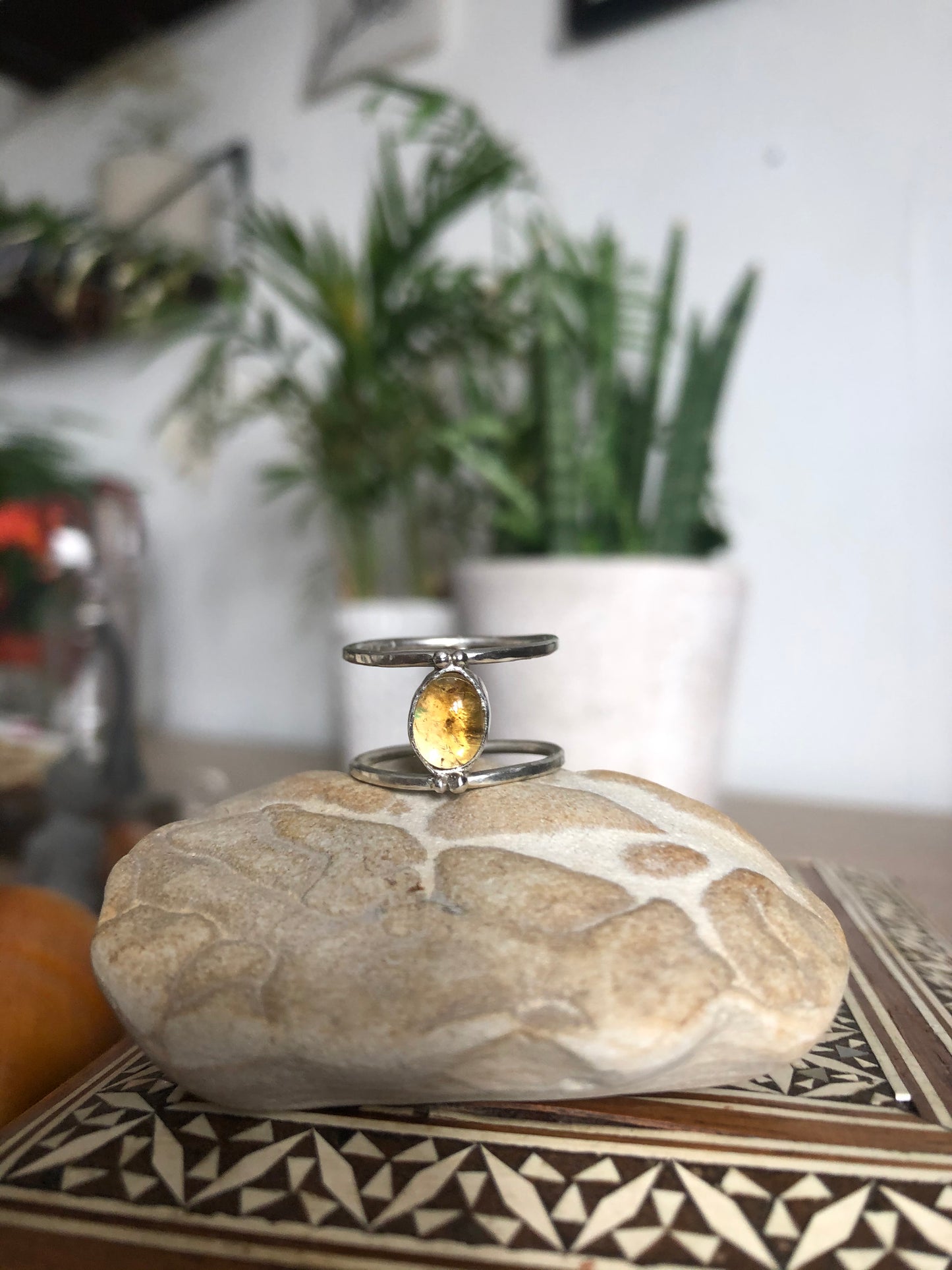 Citrine Sterling Silver Ring