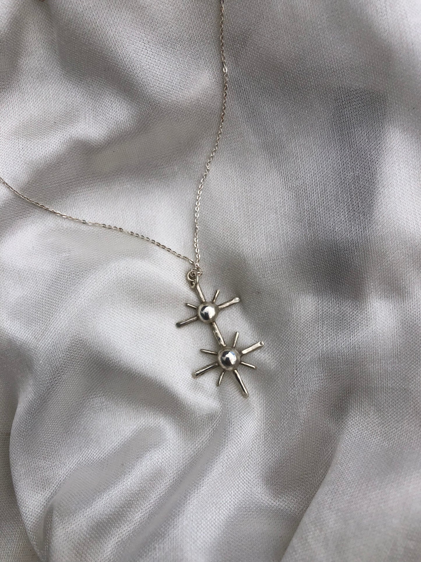 Sterling Silver Sun Necklace